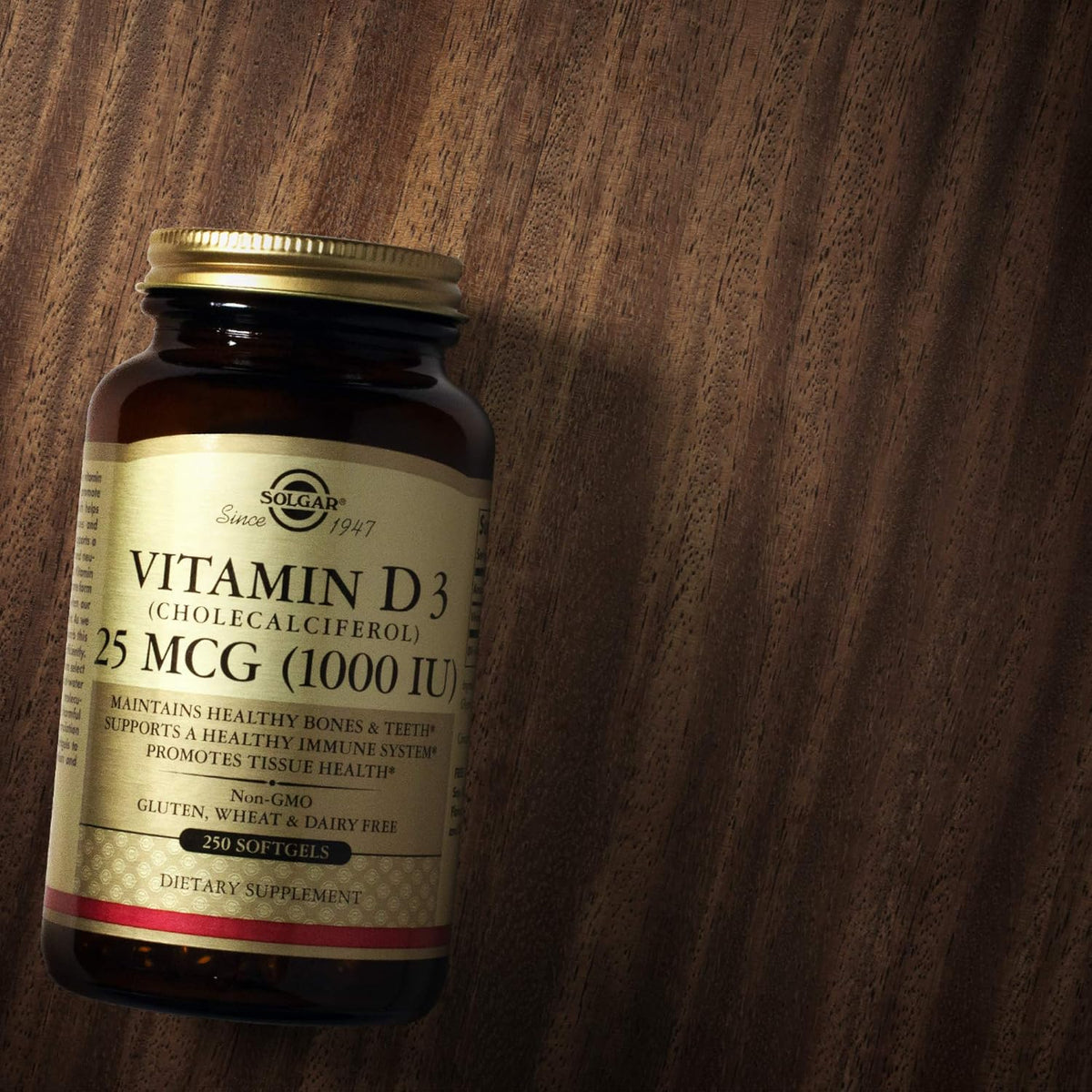 Solgar Vitamin D3 1000 IU Softgels - 100 Softgels - görsel 5