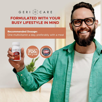 GeriCare Multivitamin One-Daily Tablets, 100 Count