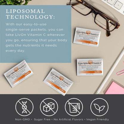 LivOn Lypo-Spheric Vitamin C – 6 Cartons (180 Sachets)