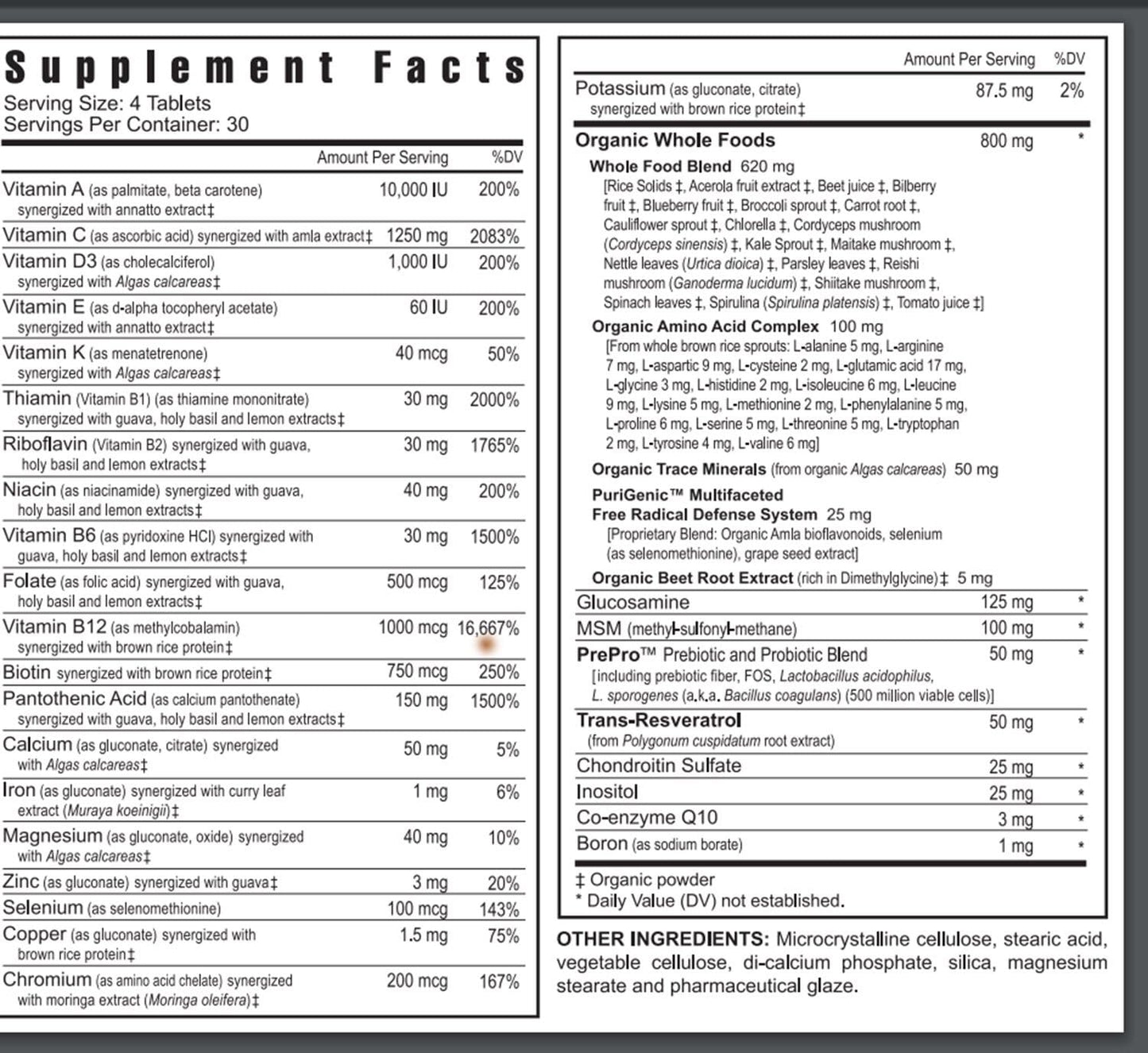 Youngevity Beyond Tangy Tangerine 2.0 Multivitamin and Mineral Complex – 120 Tablets (6-Pack) - görsel 2