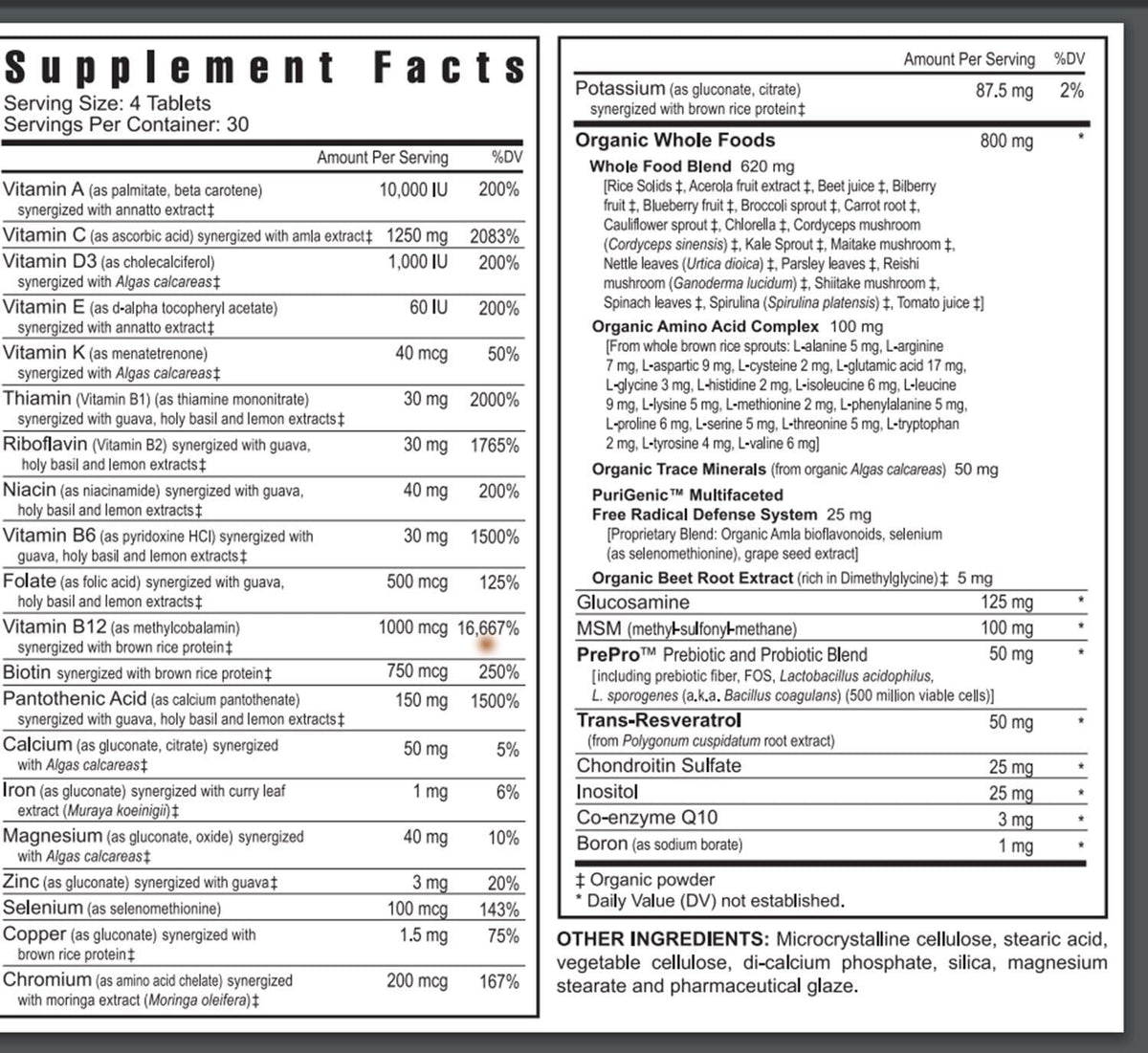 Youngevity Beyond Tangy Tangerine 2.0 Multivitamin and Mineral Complex – 120 Tablets (6-Pack) - görsel 2