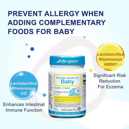 Life-Space Probiotic Powder for Babies 0–36 Months, 60g