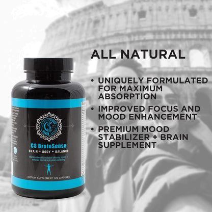 BrainSense Mood Stabiliser & Brain Supplement