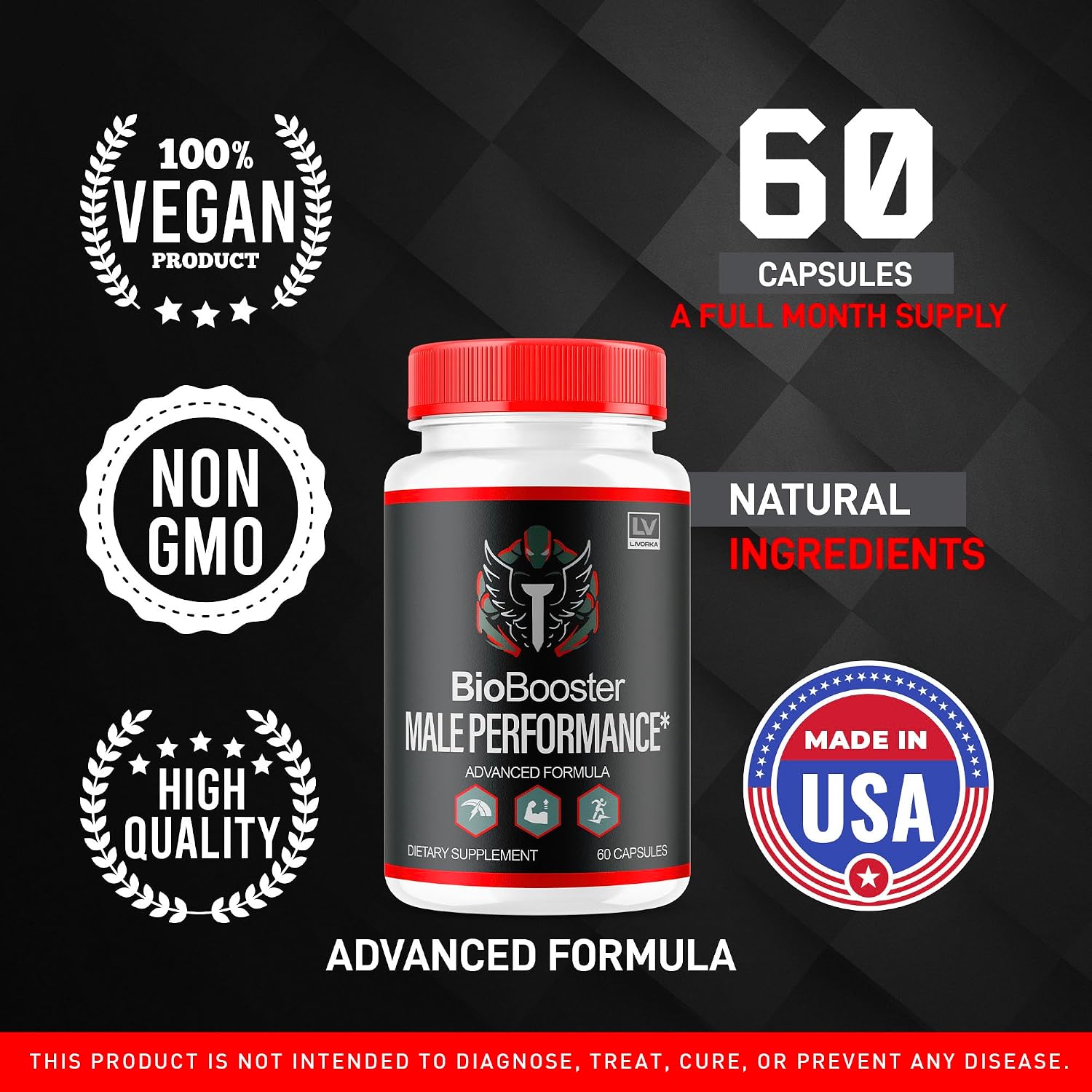 LIVORKA Biobooster Capsules - Advanced Daily Formula - 180 Capsules (3 Month Supply) - görsel 4