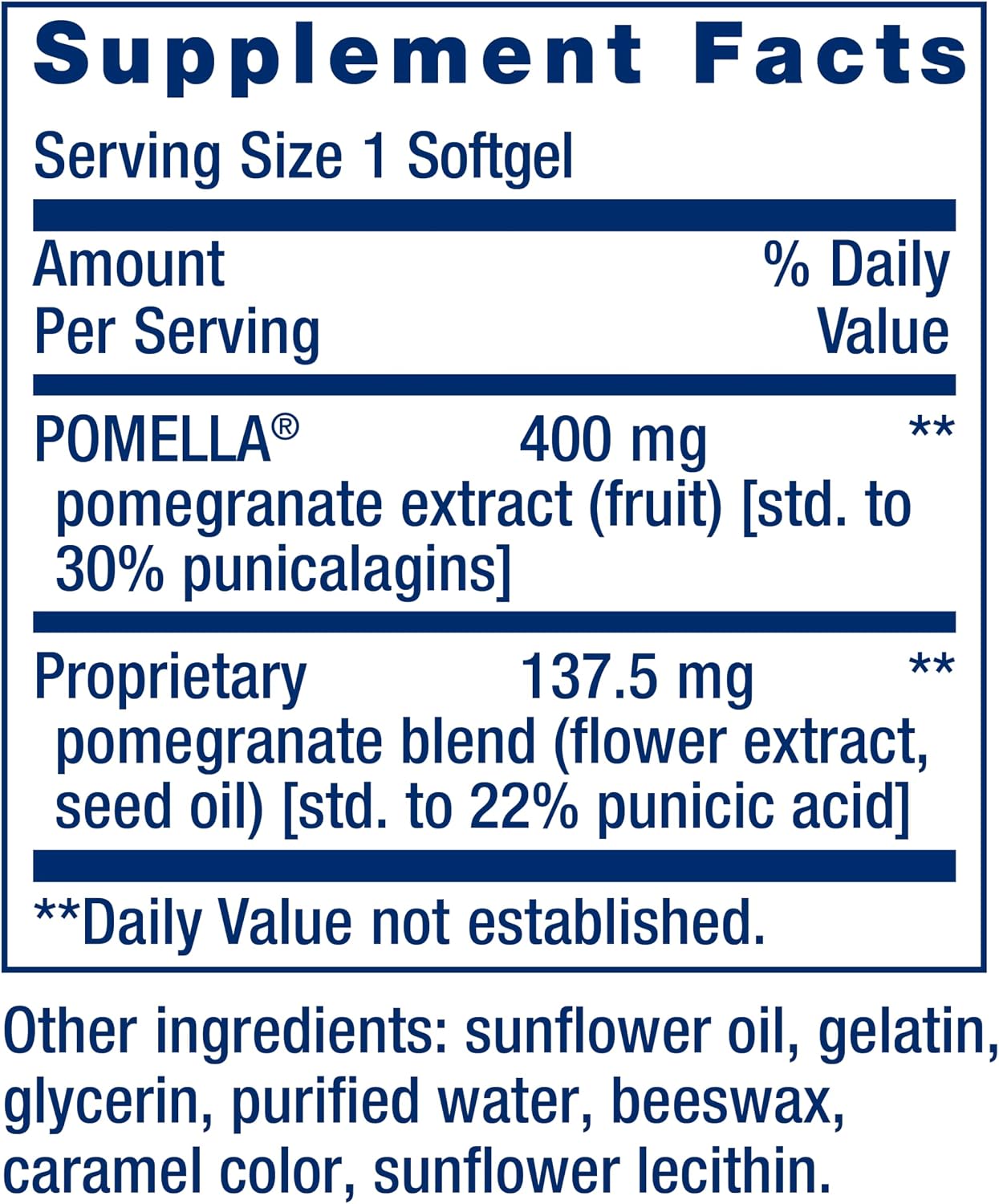 Life Extension Pomegranate Complete - 30 Softgels - görsel 3