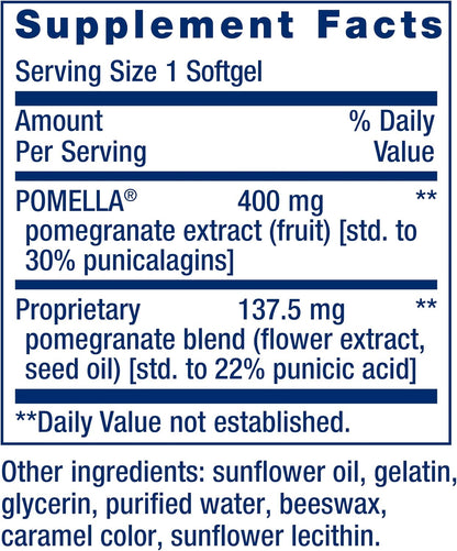 Life Extension Pomegranate Complete - 30 Softgels
