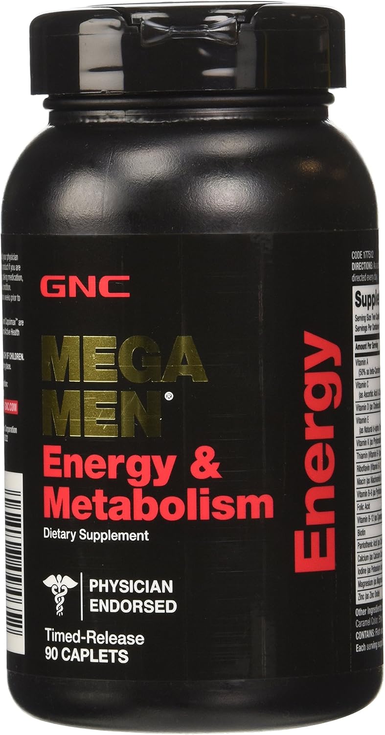 GNC Mega Men Energy and Metabolism Supplement - görsel 1
