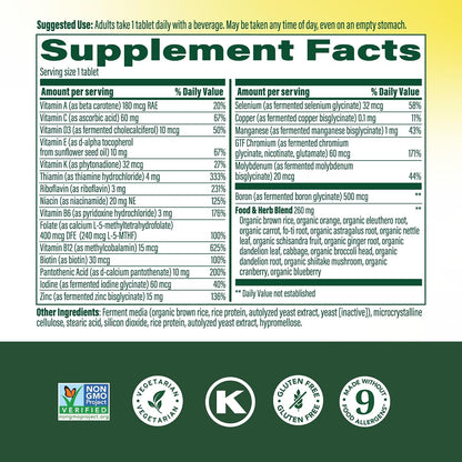 MegaFood One Daily Men's Multivitamin – 90 Tablets