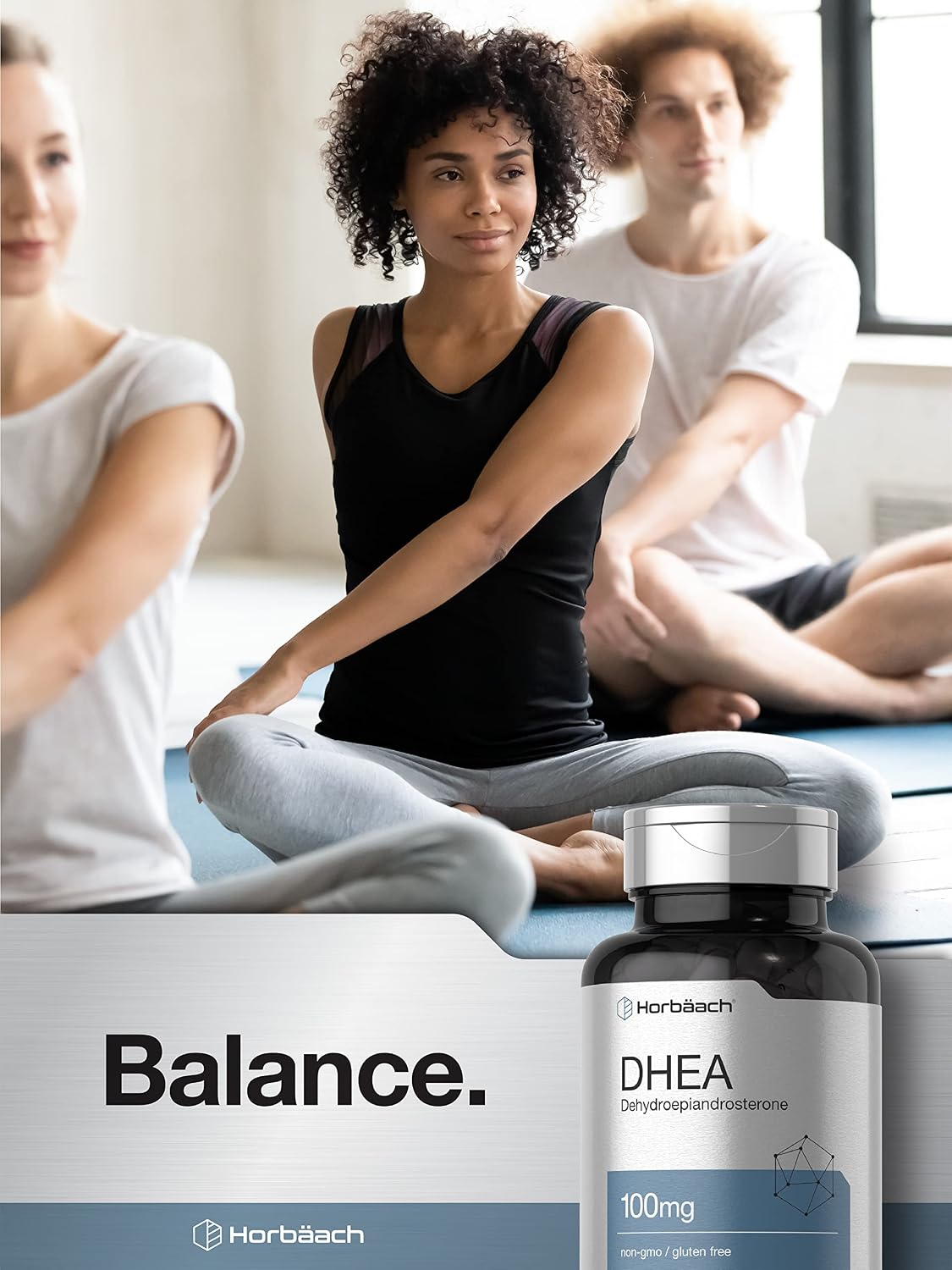 Horbäach DHEA 100mg, 200 Capsules – A Supplement for Men and Women - görsel 6
