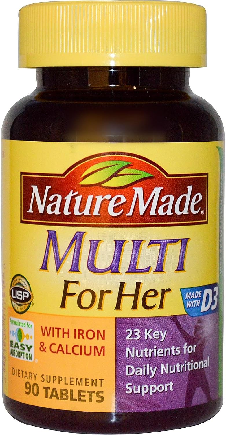 Nature Made Women's Multivitamin Tablets, 90 Tablets - görsel 1