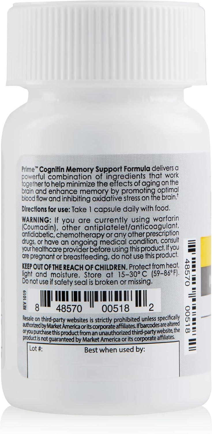 PRIME Cognitin Memory Support Formula - görsel 2