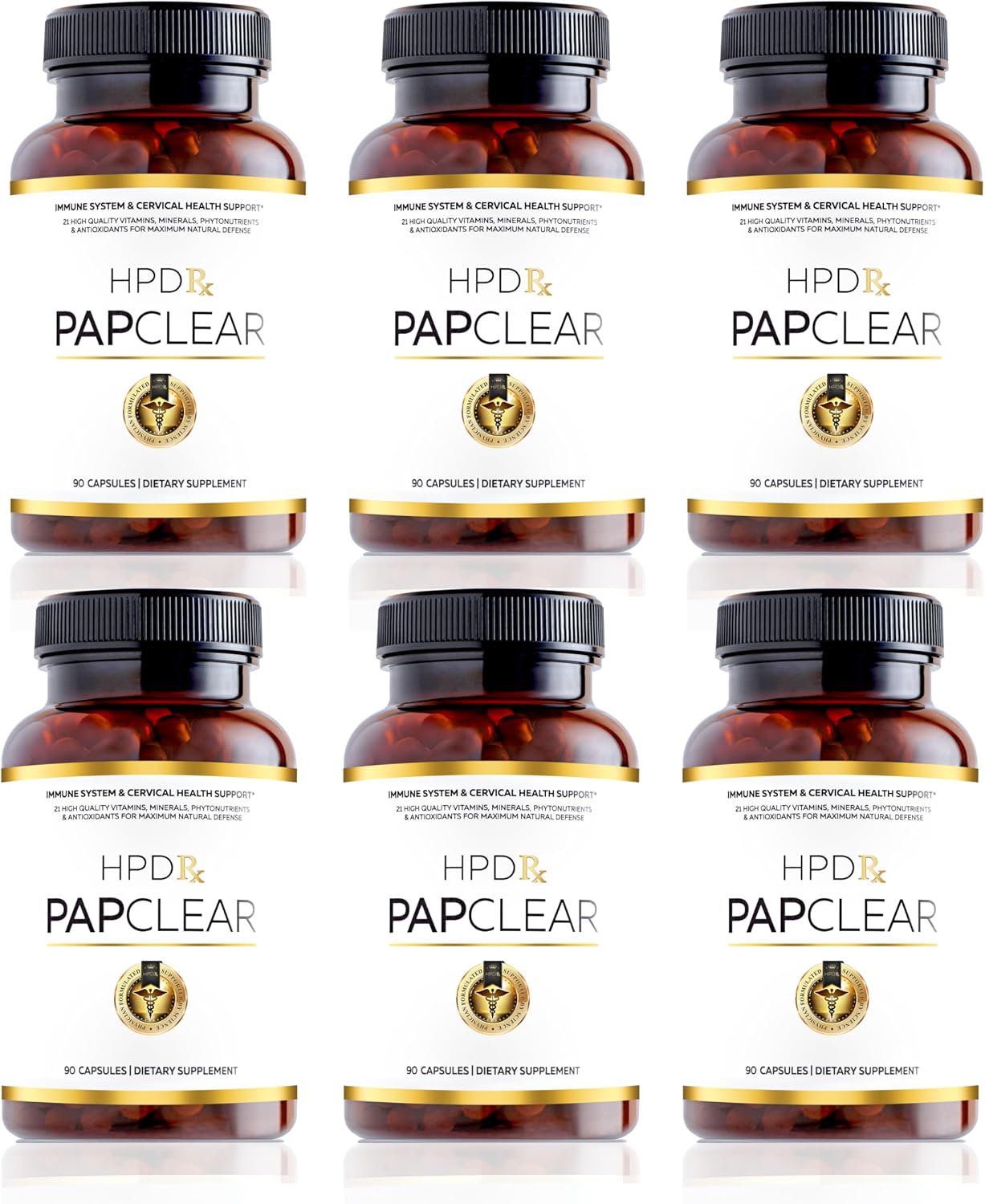 PAPCLEAR Physician Formulated | Natural Immune Support Supplement with 21 Vitamins & Nutrients | 90 Capsules - görsel 8