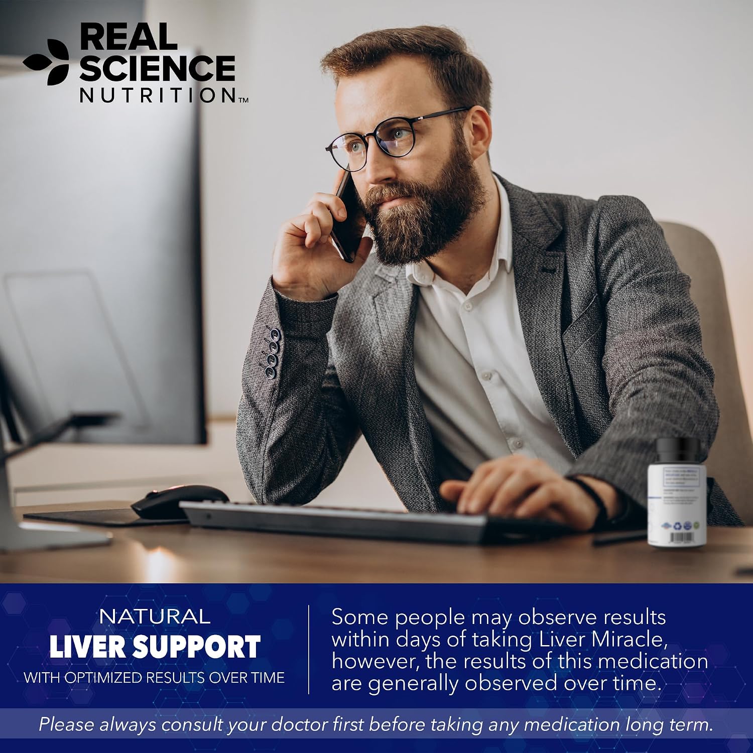 Liver Miracle – Liver Support Supplement for Abdominal Discomfort, Energy & Mental Clarity - görsel 6