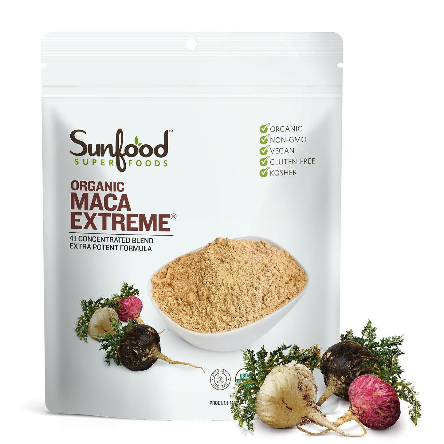 Sunfood Superfoods Organic Maca Powder, 227 g - görsel 6