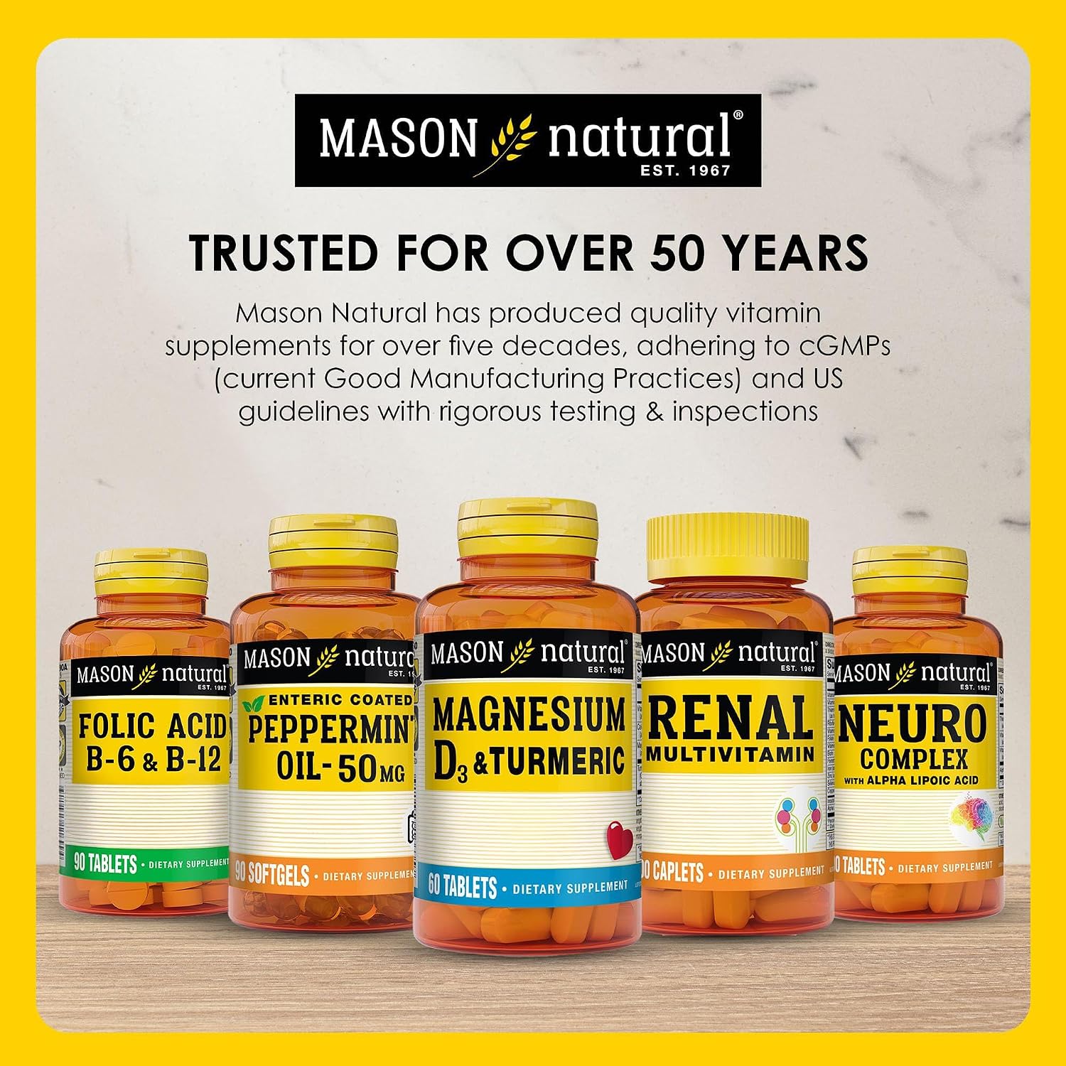 Mason Natural Vitamin B Complex, 300-Day Supply, Softgels (Pack of 3) - görsel 7