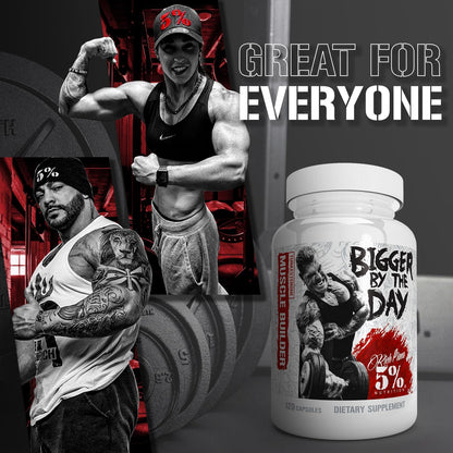 5% Nutrition Rich Piana BiggerByTheDay – – Leucine (200 mg): Contributes to the regulation of muscle protein – Image 4