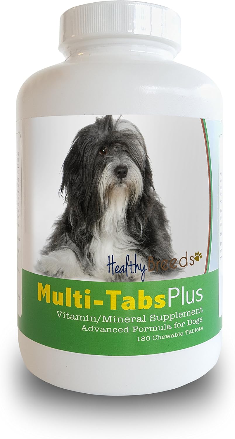 Healthy Breeds Lhasa Apso Multi-Tabs Plus Chewable Tablets 180 Count - görsel 1