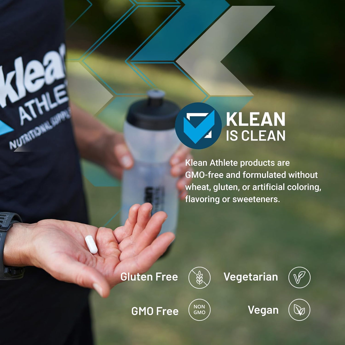 Klean Athlete Klean Ashwagandha - for Occasional Stress - Supports Adaptations to Training* - Adaptogen Blend - Vegan & Non GMO - 60 Capsules - görsel 3
