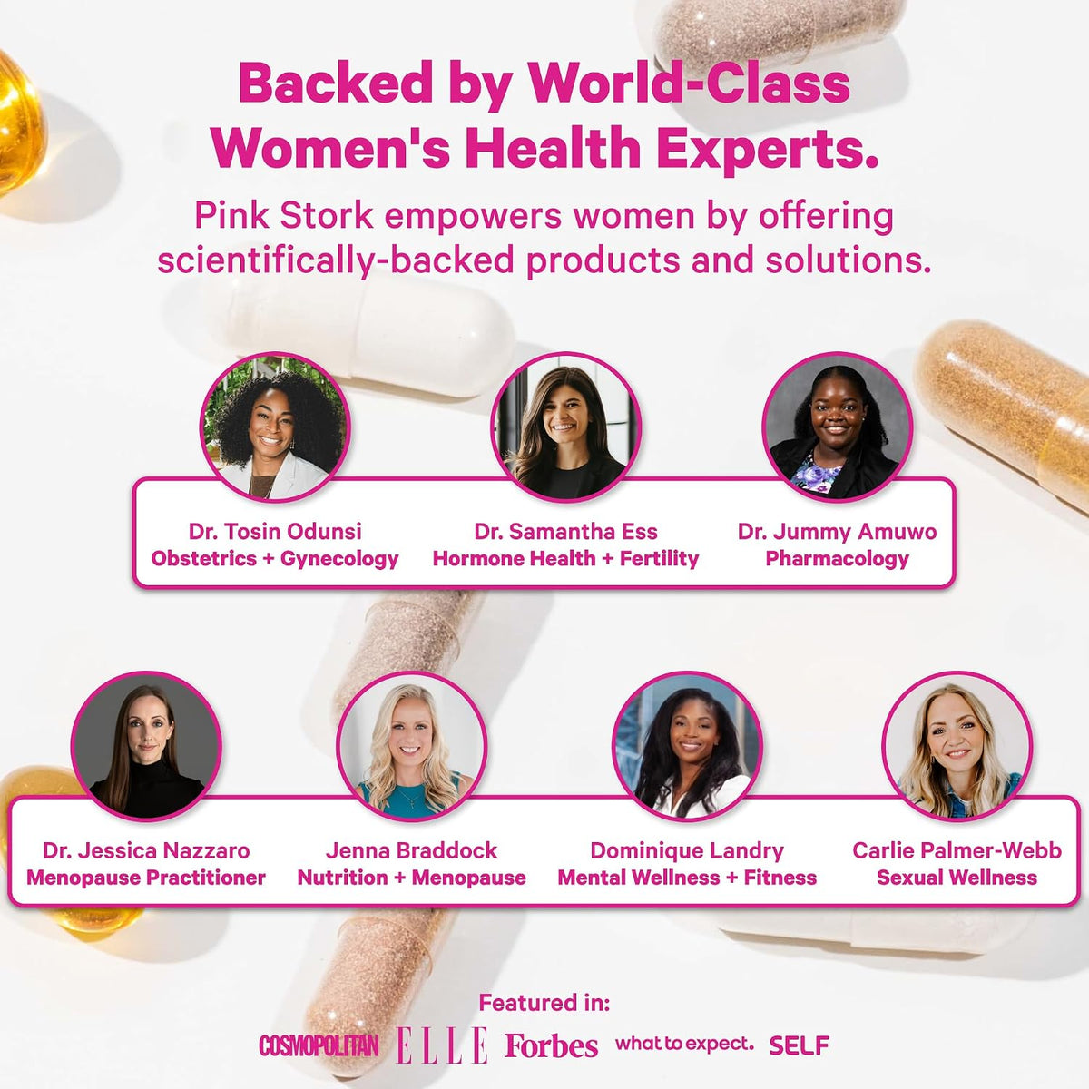 Pink Stork Hormone Balance Gummies – Women's PMS and Menopause Support (60 Vegan Gummies) - görsel 7
