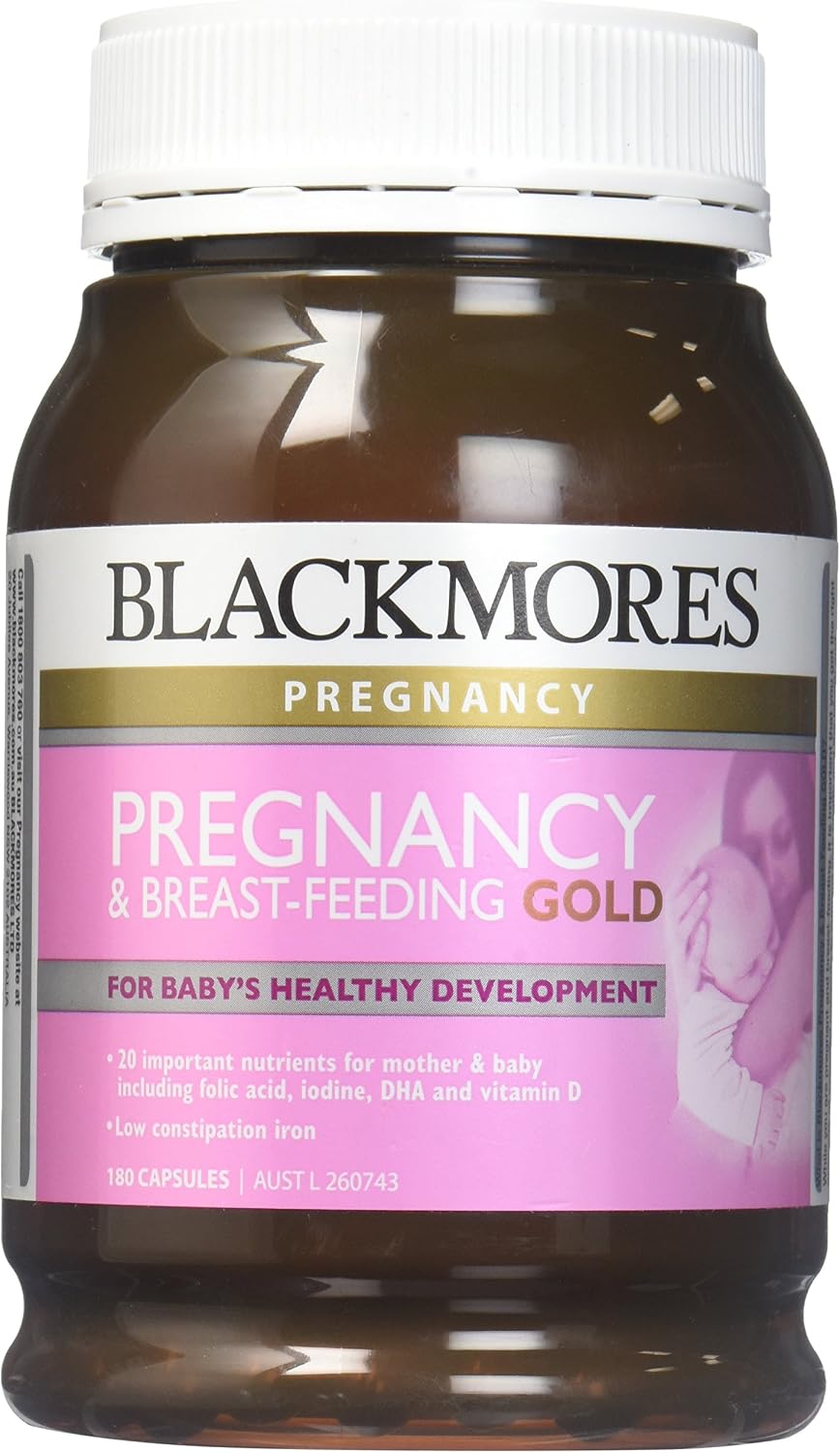 Blackmores Pregnancy & Breastfeeding Gold 180 Capsules - görsel 1
