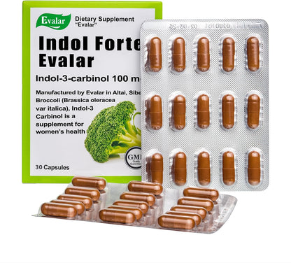 Evalar Broccoli Indol-3 Extract – 30 Capsules