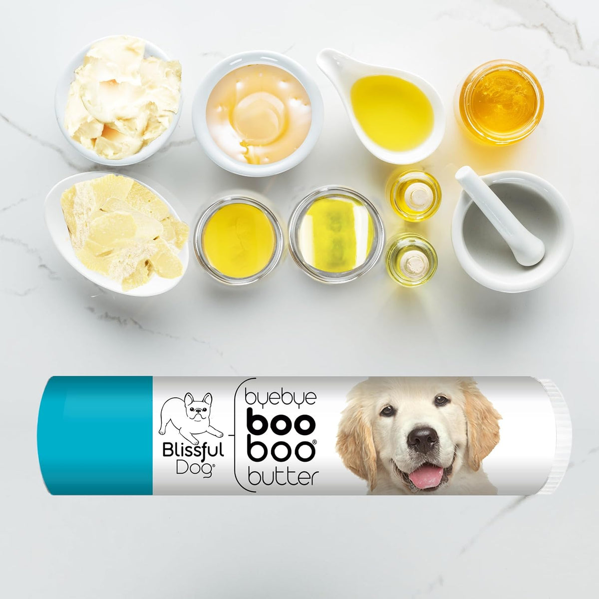 The Blissful Dog 0.15 oz Tube Golden Retriever Booboo Butter - görsel 2