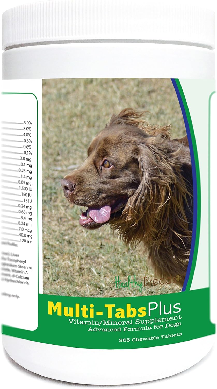 Healthy Breeds Sussex Spaniel Multi-Tabs Plus Chewable Tablets 365 Count - görsel 1