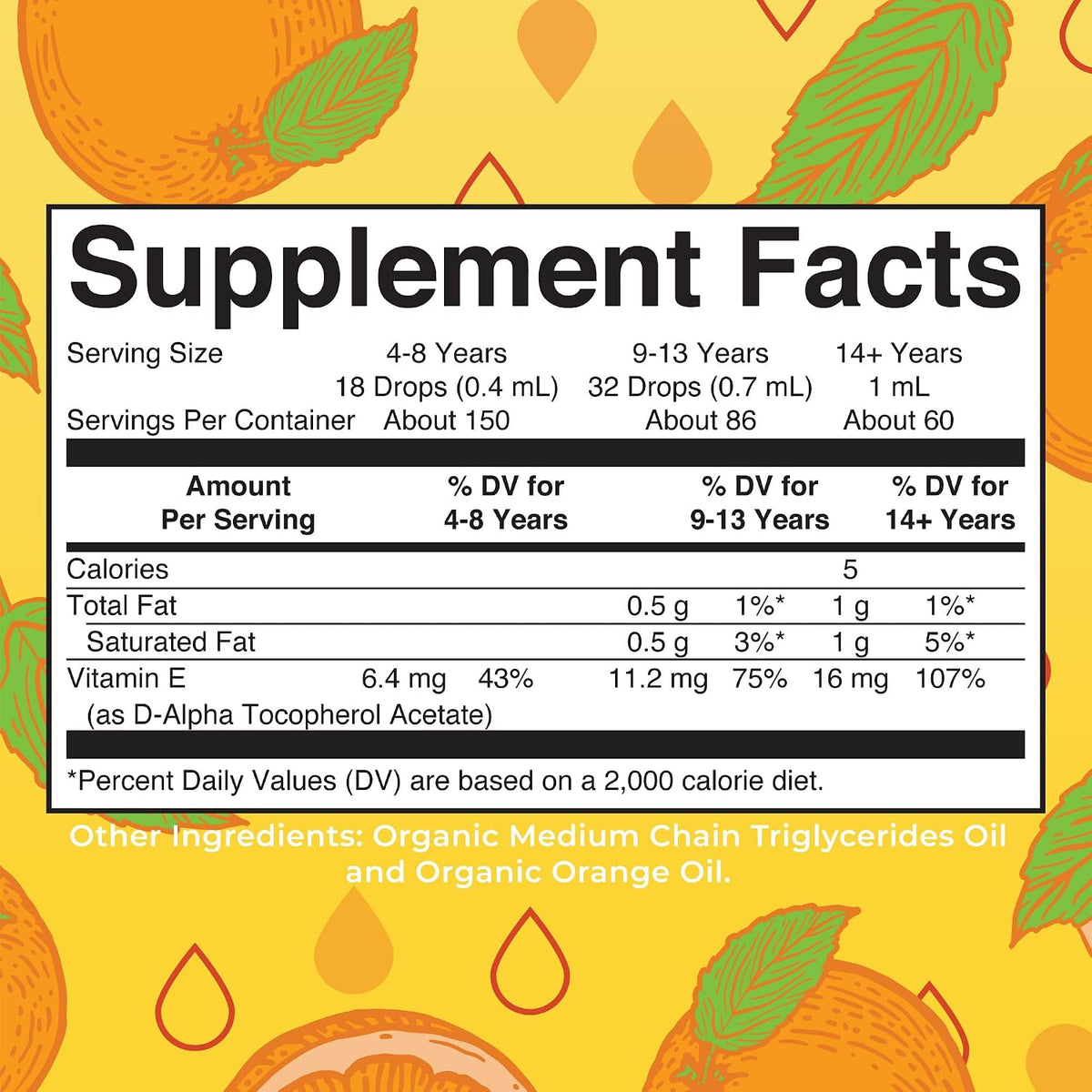 MaryRuth Organics USDA Organic Vitamin E Liquid Drops - 59 ml, 30 Servings - görsel 2