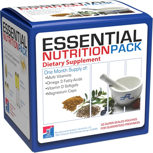 All in One Vitamin Packs for Women & Men Over 50 with Omega-3, Magnesium, Vitamin D3 & Citrus Bioflavonoids – 1 Month Supply