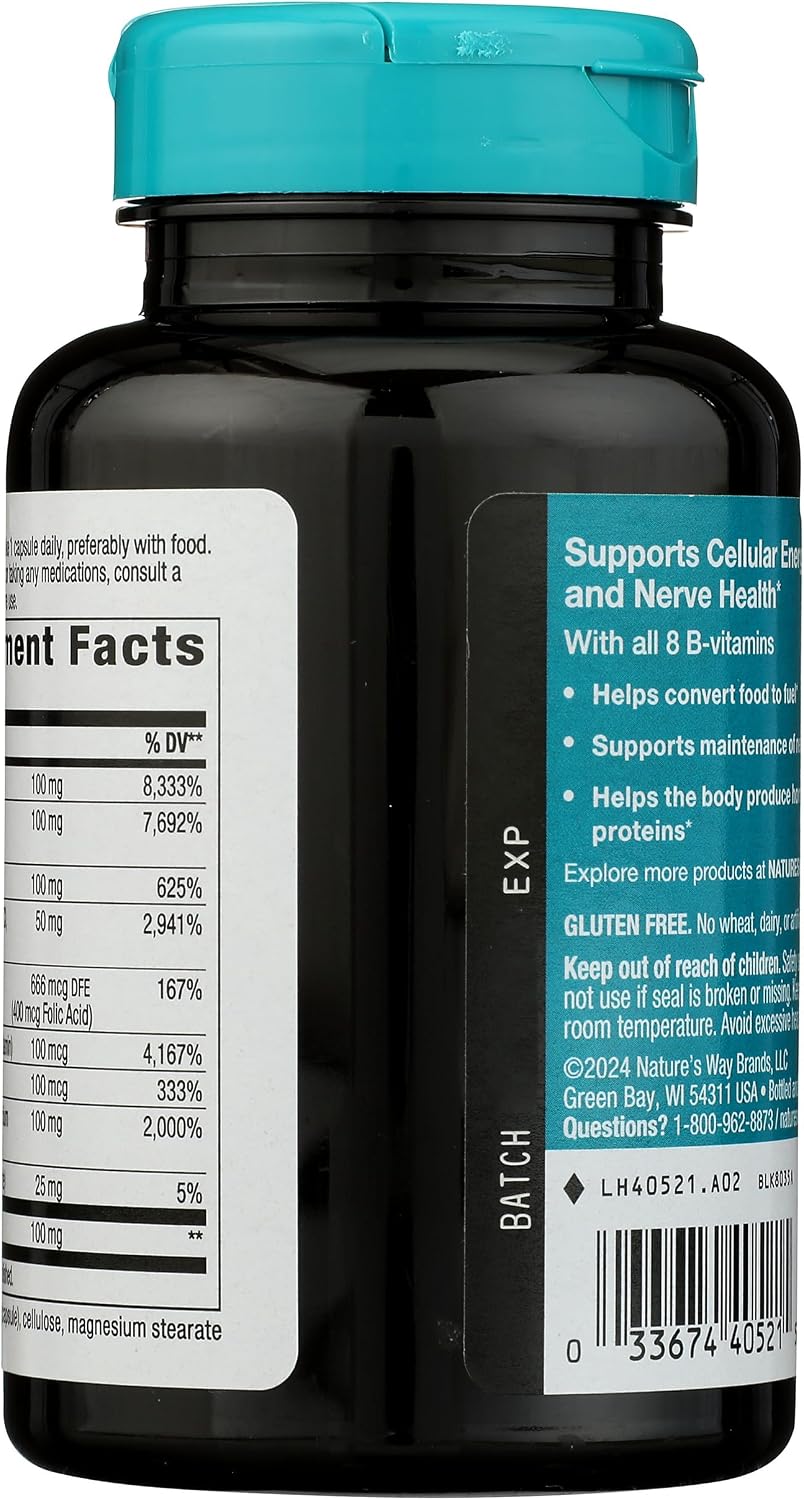 Nature's Way Vitamin B-100 Complex - görsel 2