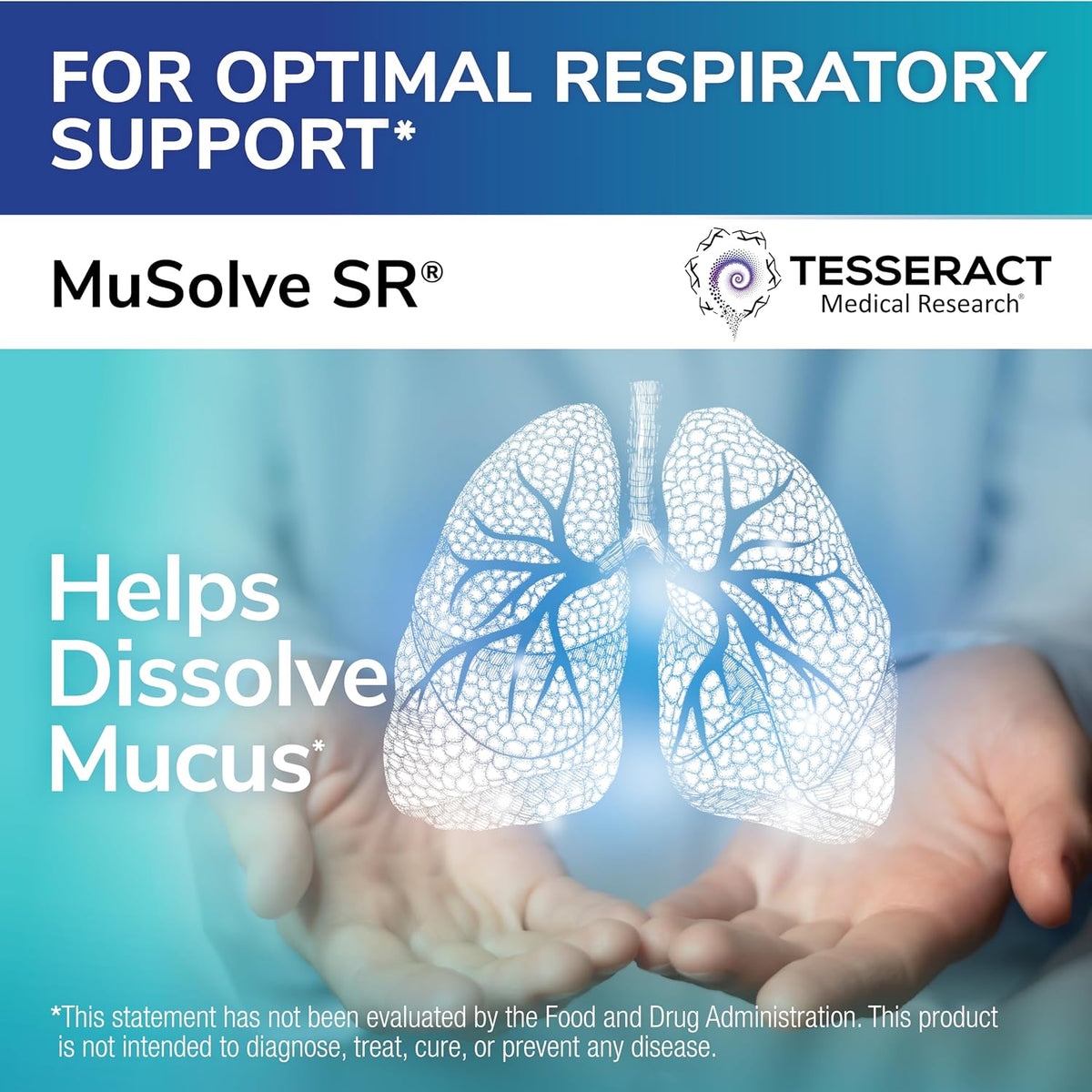 MuSolve SR Respiratory Health Support Supplement – Sustained-Release Hypoallergenic Formula, 90 Vegetarian Capsules - görsel 2
