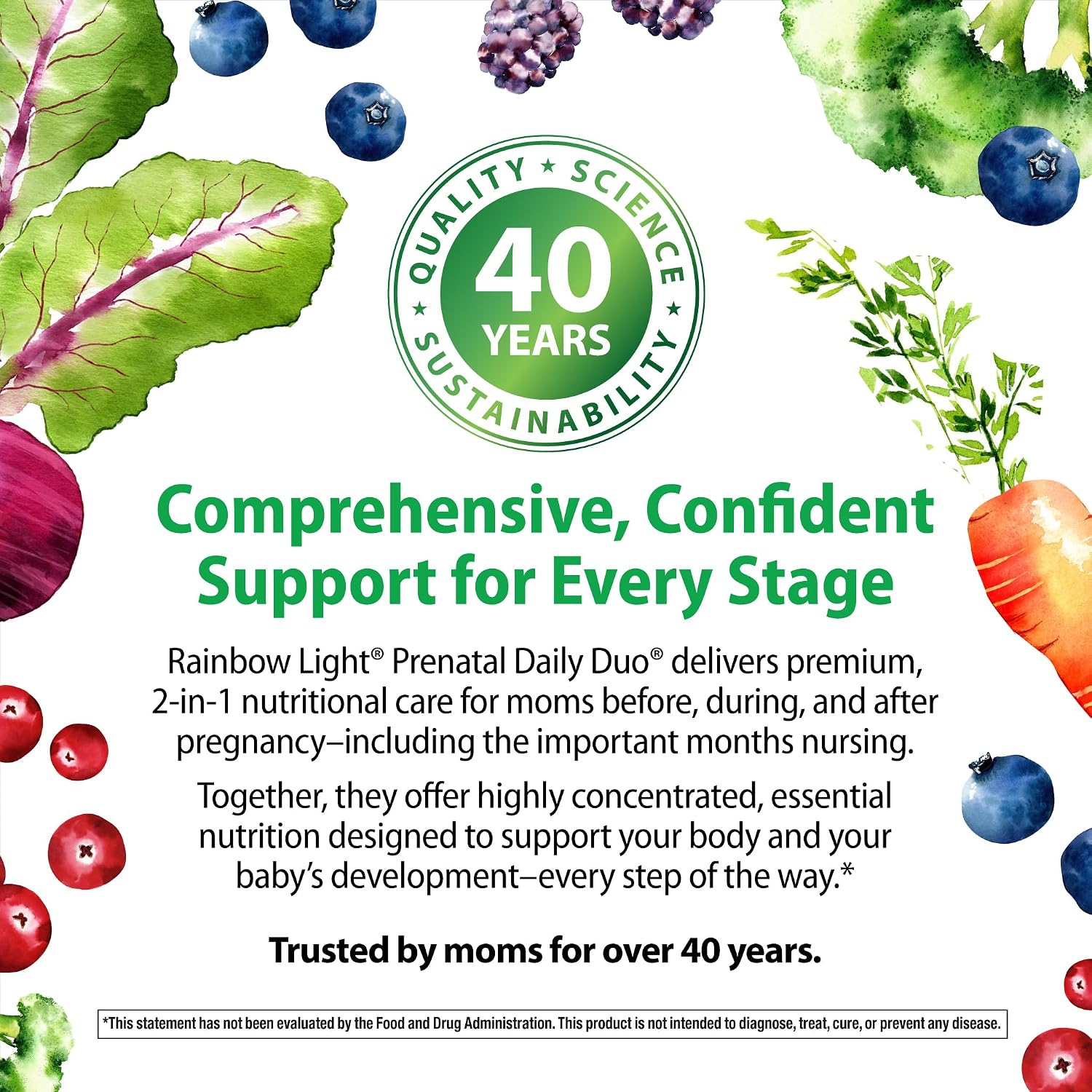Rainbow Light Prenatal DHA Vitamins for Women - 30 Caplets & 30 Softgels - Omega-3 Fish Oil (DHA & EPA) - görsel 6