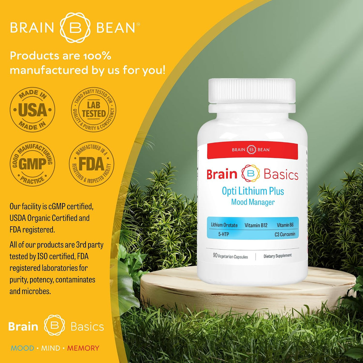 Opti Lithium Plus – Brain Health Supplement - görsel 3