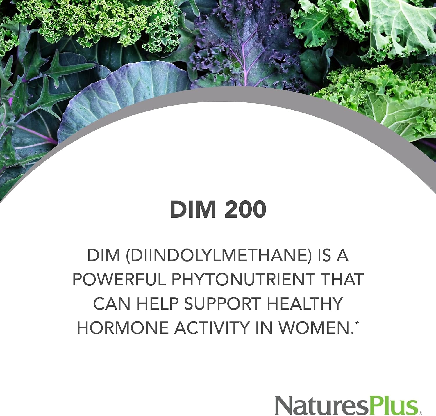 NaturesPlus PRO DIM 200 mg - 60 Capsules - Supports Healthy Oestrogen Levels - Non-GMO, Vegan & Gluten-free - 30 Servings - görsel 2