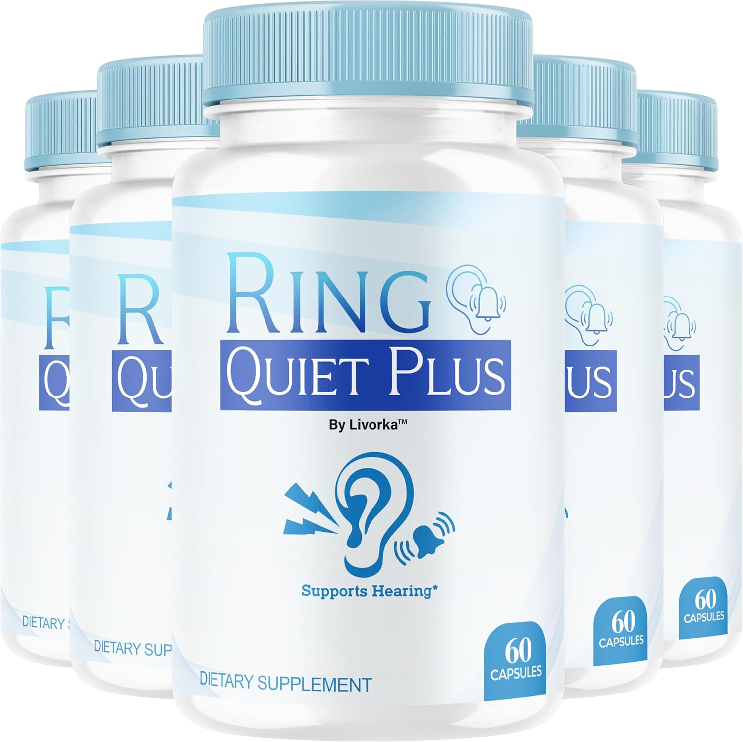 Ring Quiet Plus Capsules (300 Count, 5-Month Supply) - görsel 1