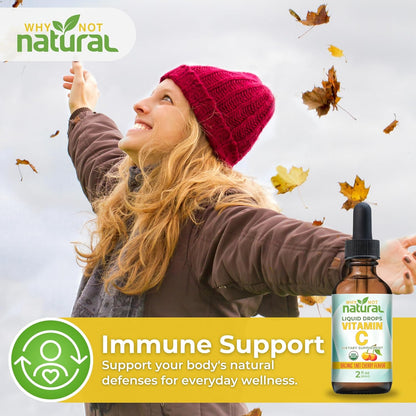 Why Not Natural Organic Liquid Vitamin C Drops