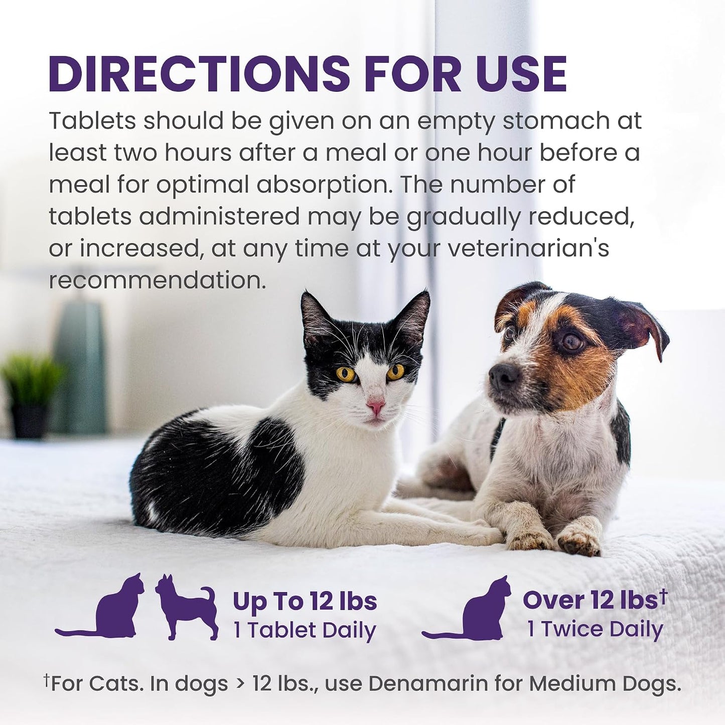 Nutramax Denamarin for Small Dogs and Cats, Liver Health Supplement with S-adenosylmethionine (SAMe) plus Silybin, Coated Tablets, 30 Tablets - görsel 7