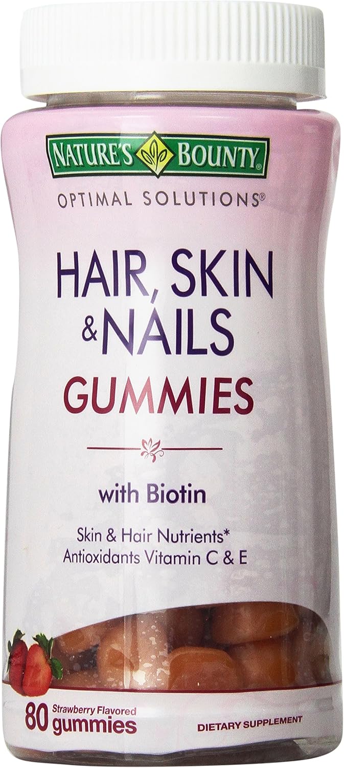 Nature's Bounty Hair, Skin and Nails Gummies with Biotin, 2500 mcg, 230 Gummies - görsel 2