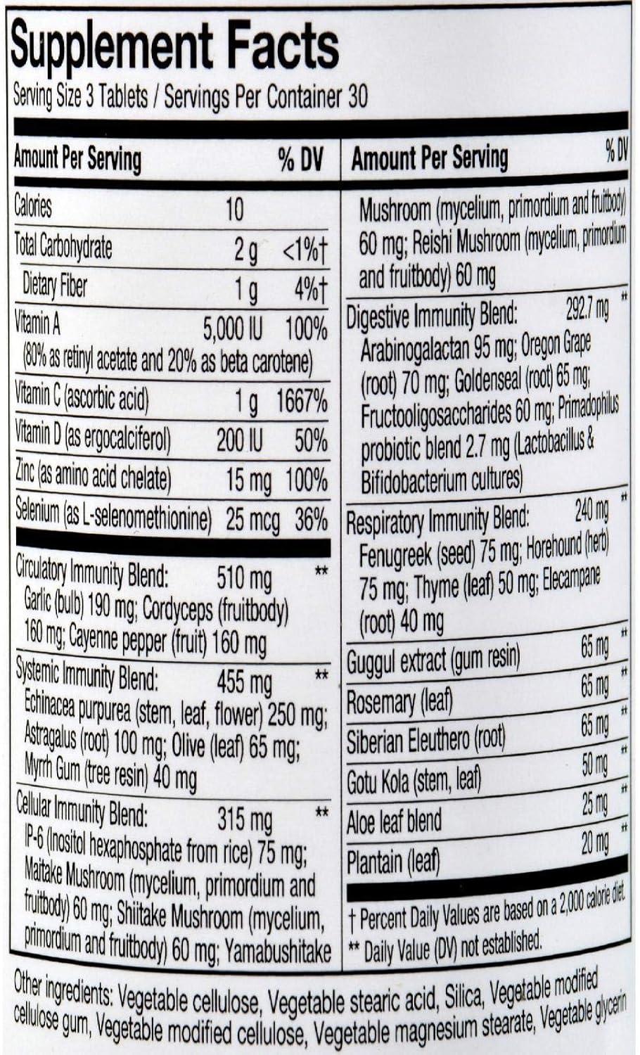Nature's Way System Well Ultimate Immunity MultiSystem Defence - 90 Vegetarian Tablets - görsel 2