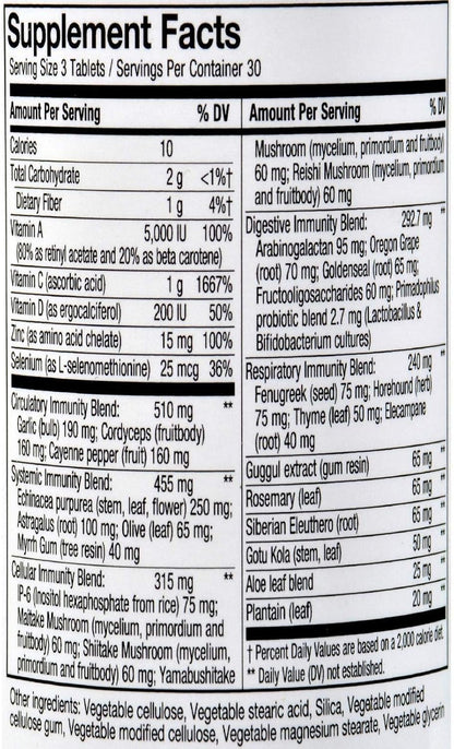 Nature's Way System Well Ultimate Immunity MultiSystem Defence - 90 Vegetarian Tablets
