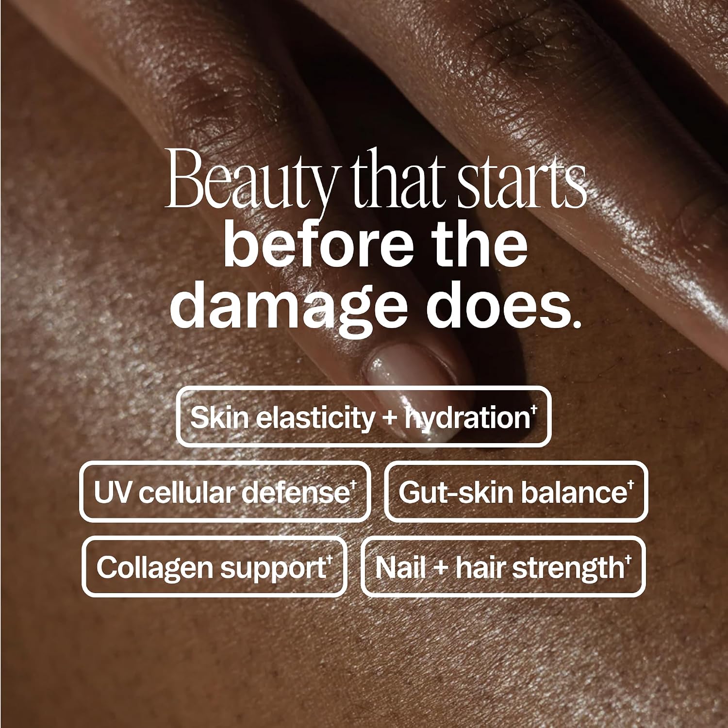 Ora Organic Hair, Skin and Nails Support - Beyoutiful - Beauty Supplement with B Vitamins and Biotin - 60 Vegan Capsules - görsel 4