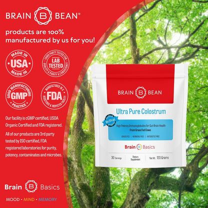 Brain Basics Ultra-Pure Colostrum Powder - 120g (30 Servings) – Image 5