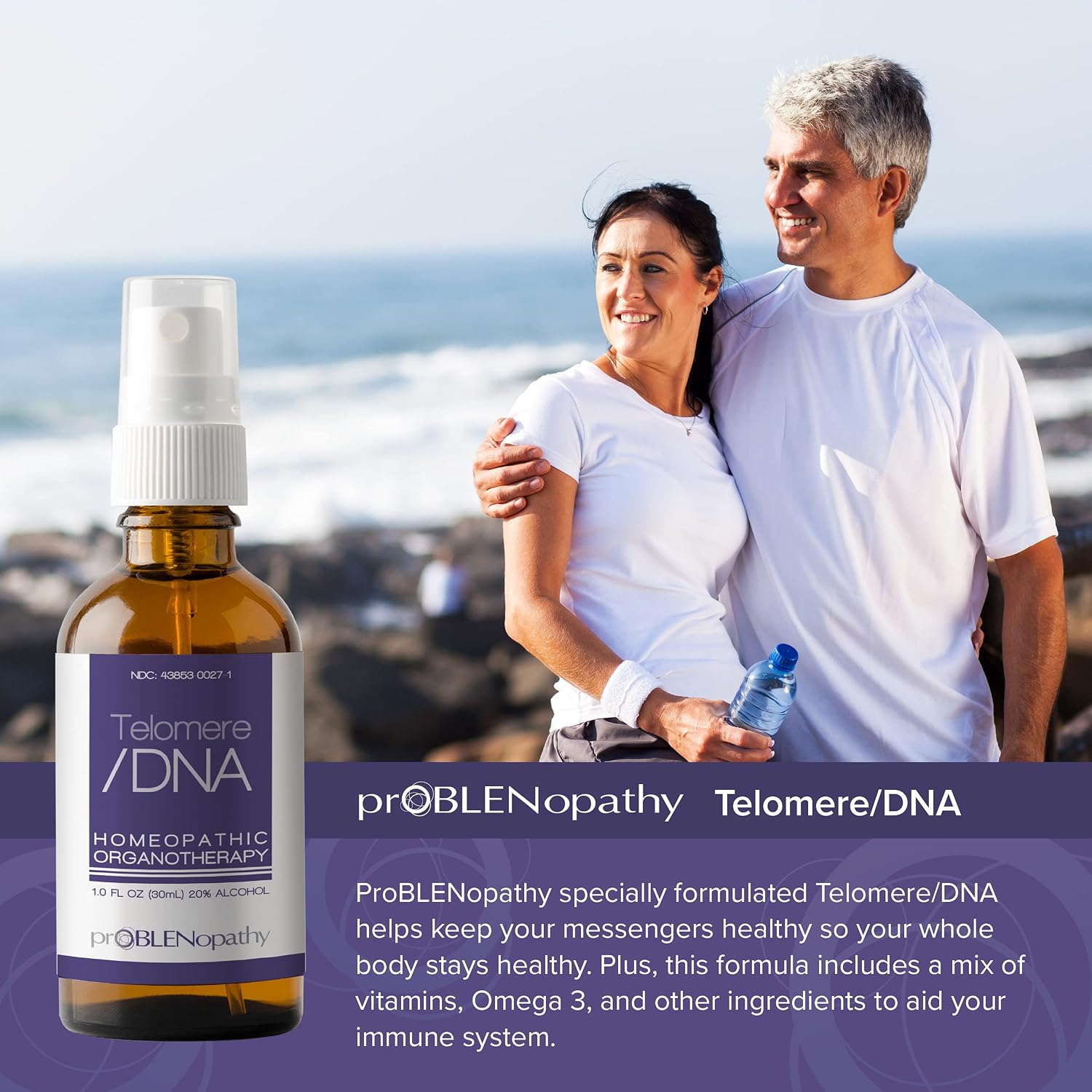 proBLENopathy Telomere Lengthening Supplement Liquid Oral Spray – 30-Day Supply, 30 ml - görsel 5