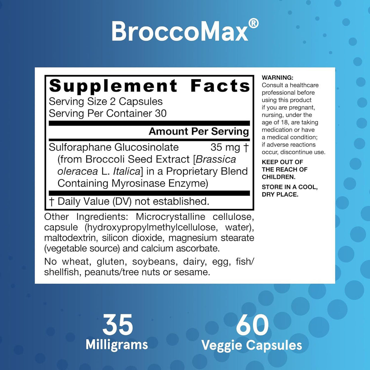 Jarrow Formulae BroccoMax Sulforaphane Generator - 60 Delayed Release Veggie Capsules - görsel 6