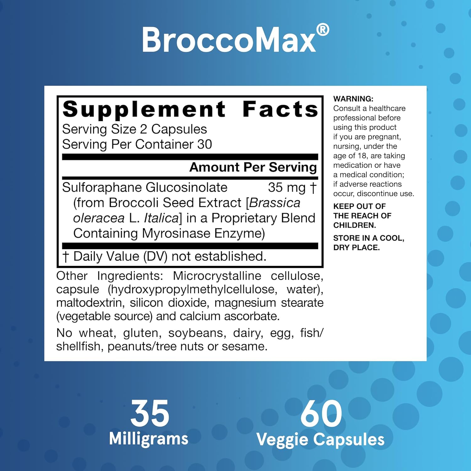 Jarrow Formulae BroccoMax Sulforaphane Generator - 60 Delayed Release Veggie Capsules - görsel 6