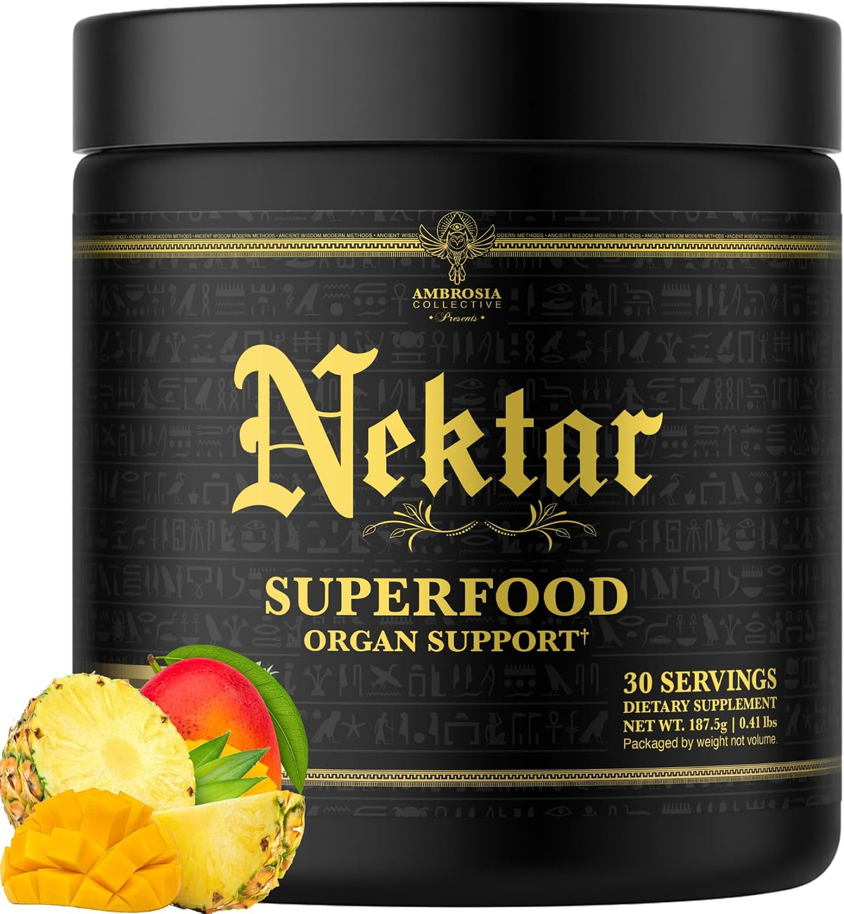 Nektar Superfood Organ & Cycle Support Powder | Liver & Kidney Support with Milk Thistle, Red Yeast Rice & CoQ10 | 13 Superfood Ingredients | 30 Servings | Sour Gummy Flavour - görsel 9
