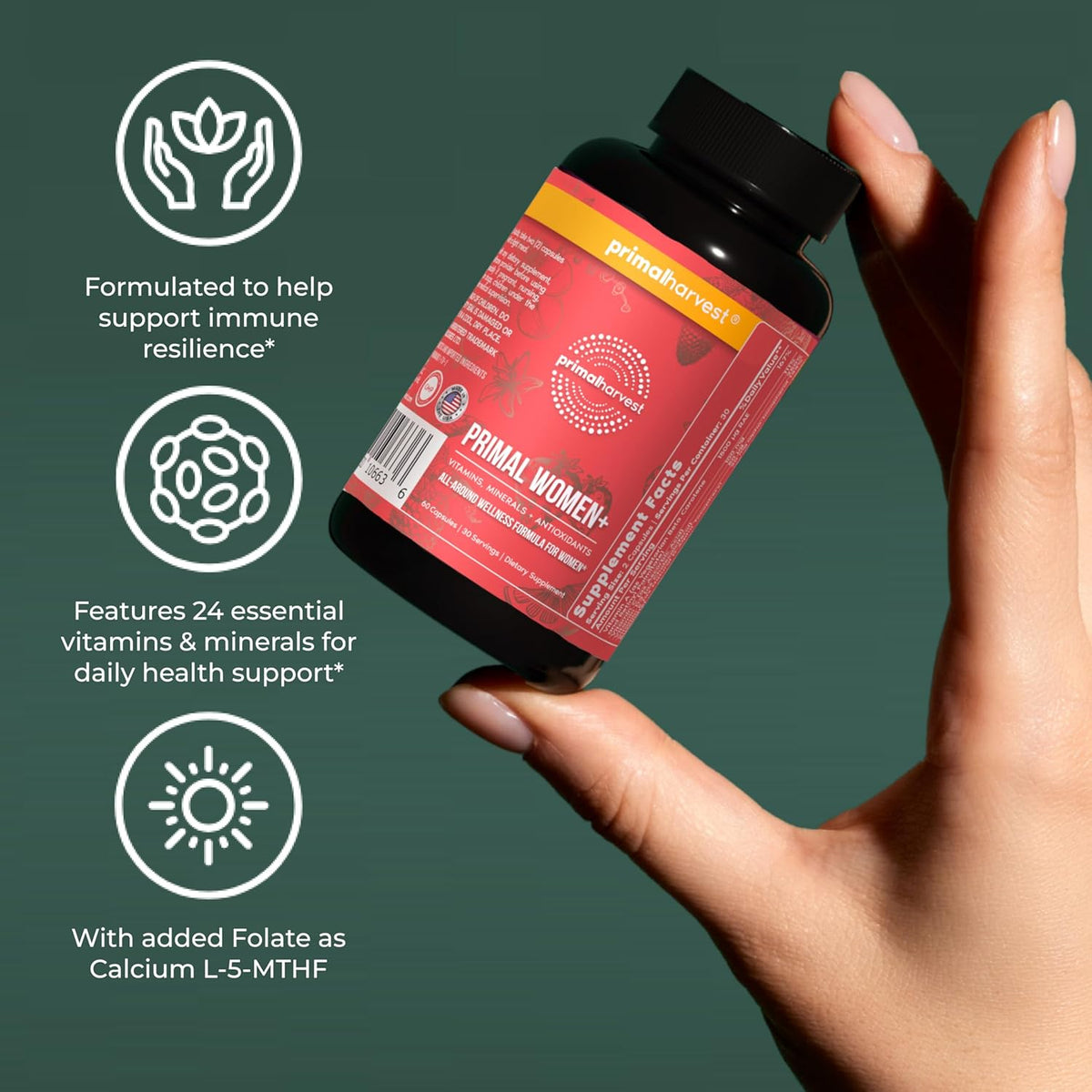 Primal Harvest Women+ Daily Multivitamin - görsel 6