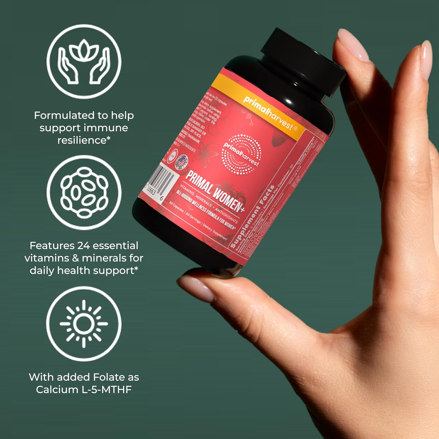 Primal Harvest Women+ Daily Multivitamin - görsel 6