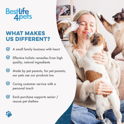BestLife4Pets Dog UTI & Kidney Health Formula – Natural Urinary Support – 400 Tiny Pills