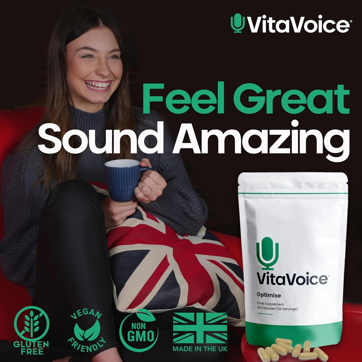 VitaVoice Nootropics & Vitamins for Vocal Health, Wellbeing & Mindset - görsel 7